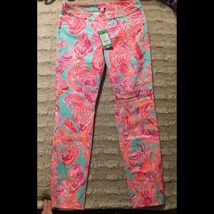 Lilly Pulitzer Kelly Ankle Pant Lovebirds